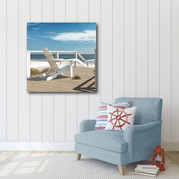 Courtside Market Sunset Cannon Beach 24 in. x 36 in. Gallery-Wrapped Canvas Wall Art, Multi Color