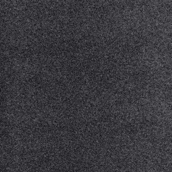 Seafront Gunnel Gray 6 ft. SD Polyester Texture Indoor/Outdoor Cut to Order Boat Carpet