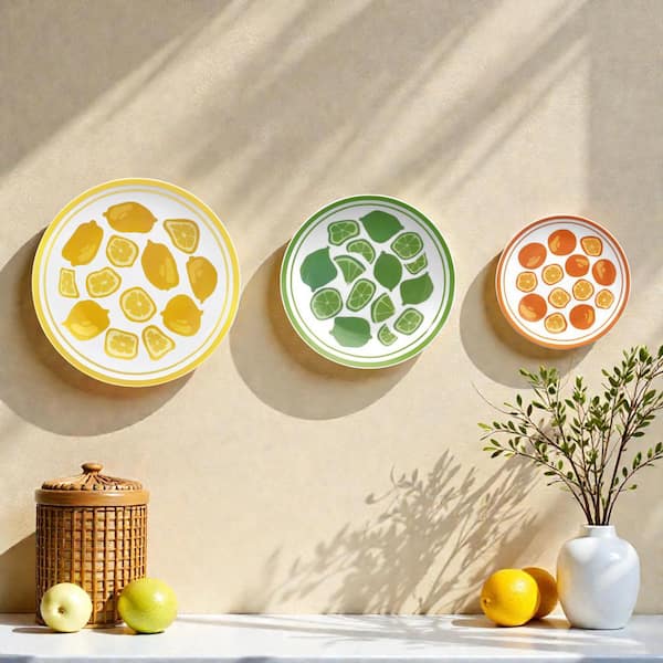 American Art Decor Fruit Wall Plate S...