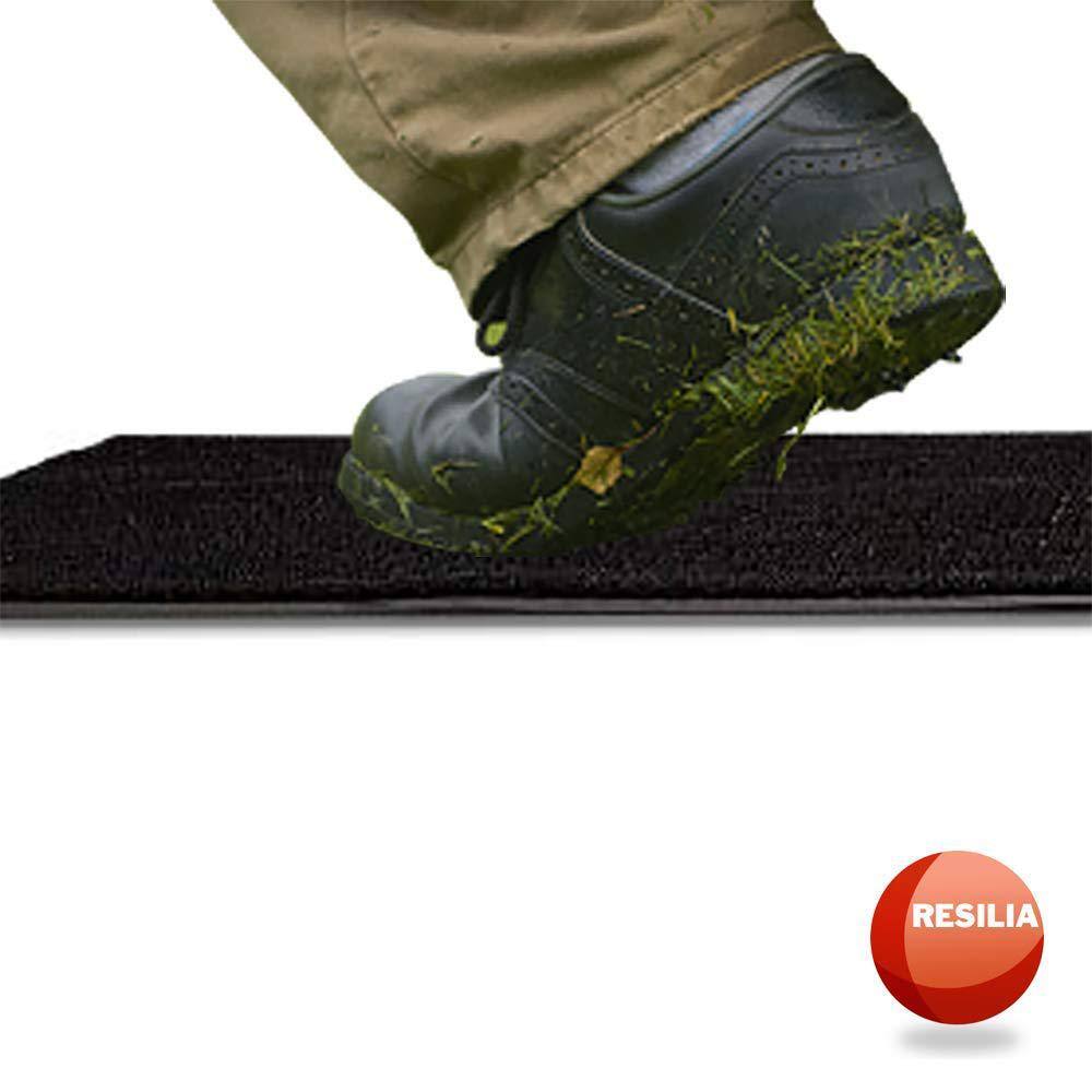 Black Recycled Plastic Outdoor Entry Door Mat 24" x 36"