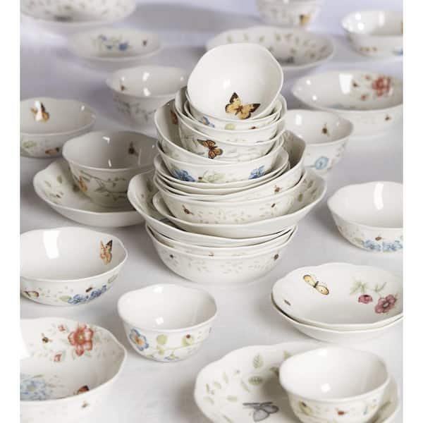 Lenox Butterfly Meadow 32 oz. Porcelain Multi Color Soup Bowl