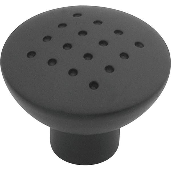 HICKORY HARDWARE Metropolis 1-1/4 in. Matte Black Cabinet Knob