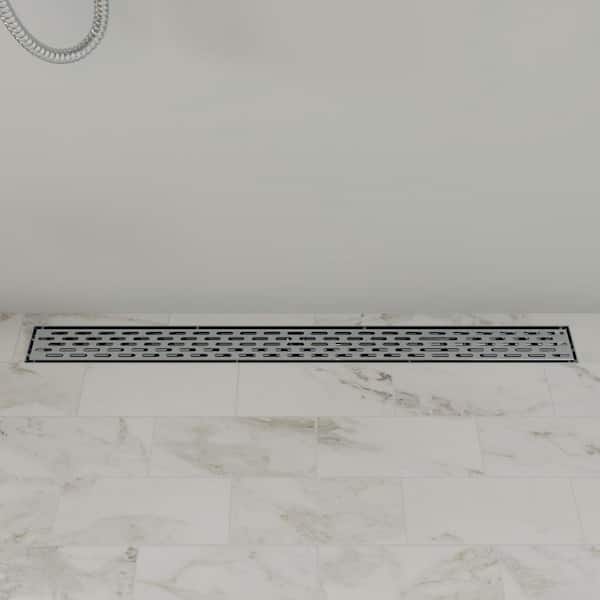 ALFI BRAND 36 in. Linear Shower Drain in Brushed Stainless Steel