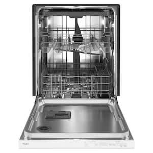 24 in. White Top Control Built-In Tall Tub Dishwasher with Third Level Rack, 47 dBA