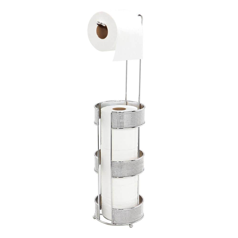 Rhinestone Box Holder Roll Tissue Paper Bathroom Organizer Toilet Paper  Towel