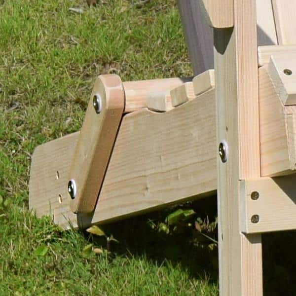 northbeam Unfinished Wood Adirondack Chair Kit MPG ACE010KIT The Home Depot