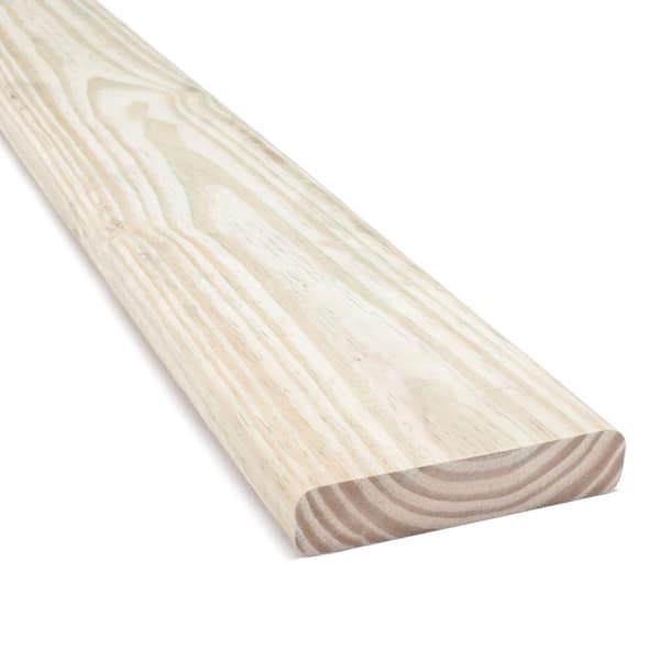 Unbranded 1-5/32 in. x 6 in. x 10 ft. Above Ground Pressure-Treated Ponderosa Pine Thick-Deck Decking Board