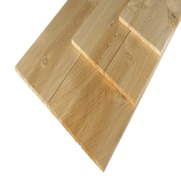 16 in. x 3/8 in. Rustic 2nd Clear C Natural Kiln Dried Eastern White Cedar Shingles Siding