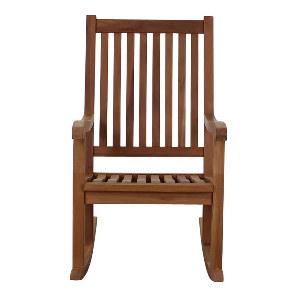 Courtyard Casual Basic Teak 3Piece Teak Patio Conversation Set 5486