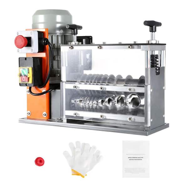 Automatic Wire Stripping Machine, 0.06-1.26 in. Electric Motorized Cable Stripper, 750 W, 98 ft. /min Wire Peeler