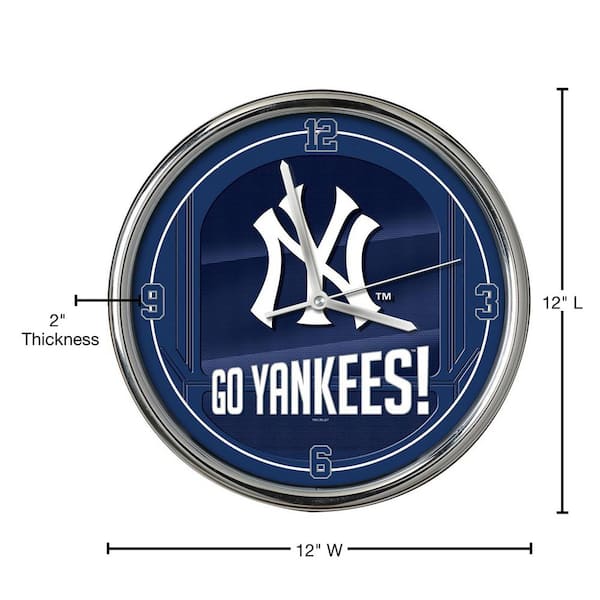 New York Yankees Clock MLB Fan Shop