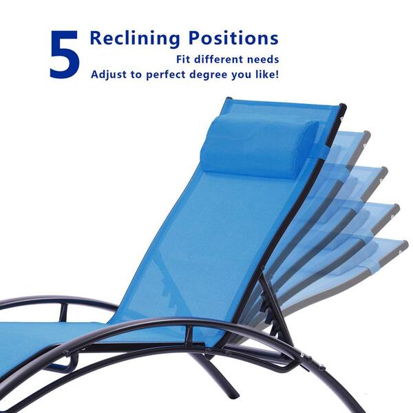 Reclining sun lounger online set