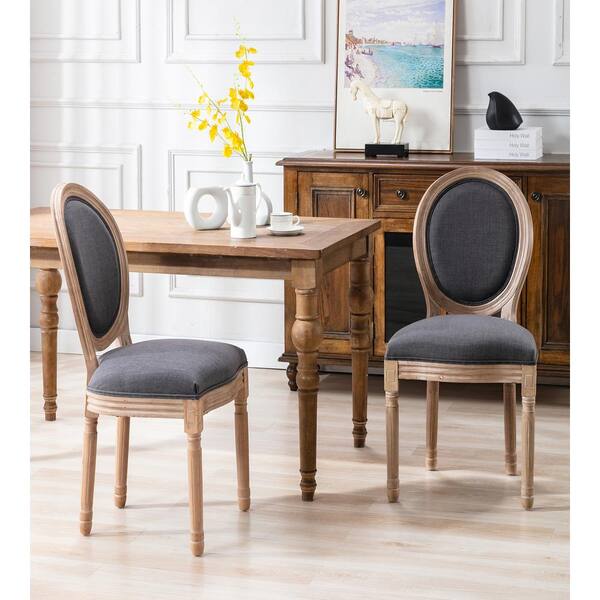 upholstered french country dining chairs