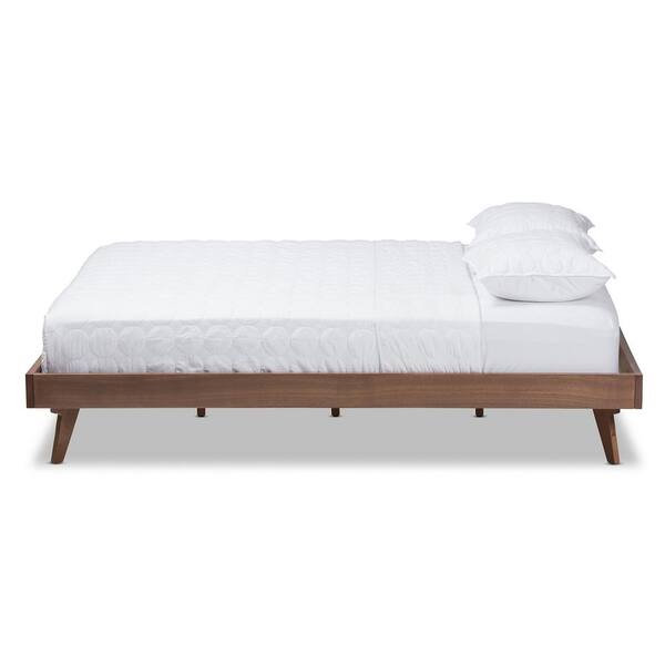 Baxton Studio Jacob Brown Queen Platform Bed Frame 28862 7682 HD