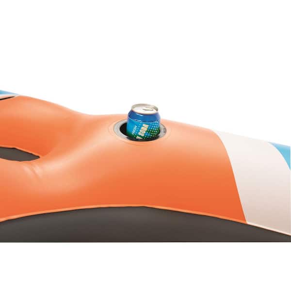 Bestway Rapid Rider Multicolor PVC Round Person Tube Float and Person  Floating Island Raft 15497-BW 43115E-BW The Home Depot