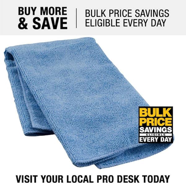 14 in. x 14 in. Microfiber Towels (2 x 24-Pack)