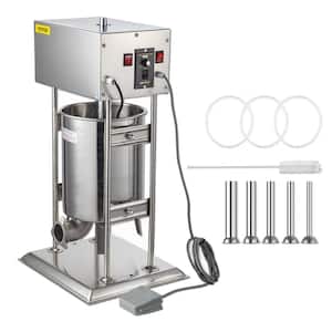 Electric Sausage Stuffer 20L Variable Speed Meat Stuffer with 5 Filling Funnels Stainless Steel Sausage Filler Machine
