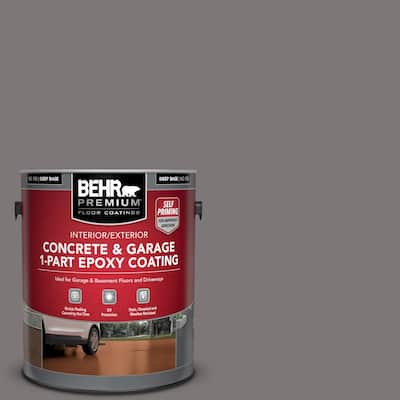1 gal. #PFC-74 Tarnished Silver Self-Priming 1-Part Epoxy Satin Interior/Exterior Concrete and Garage Floor Paint