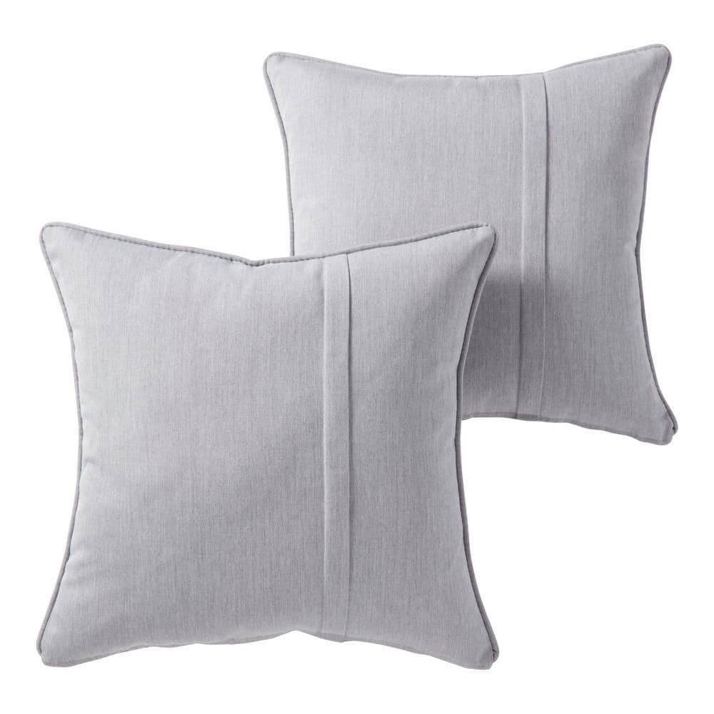 2pk Montlake FadeSafe Indoor/Outdoor Throw Pillows Heather Indigo - Classic  Accessories