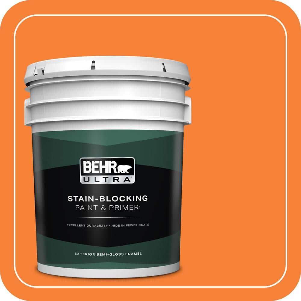 5 gal. #230B-6 Orange Burst Semi-Gloss Enamel Exterior Paint & Primer price history on PriceWatchPro