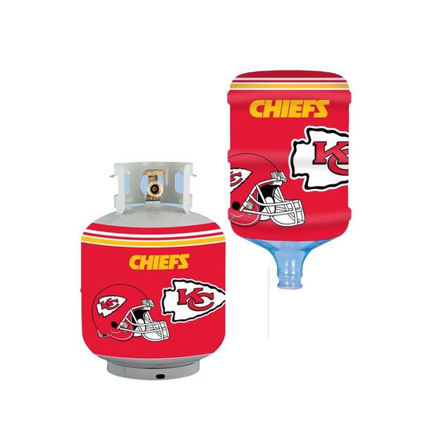 Unbranded Kansas City Chiefs Propane Tank Cover/5 Gal. Water Cooler Cover