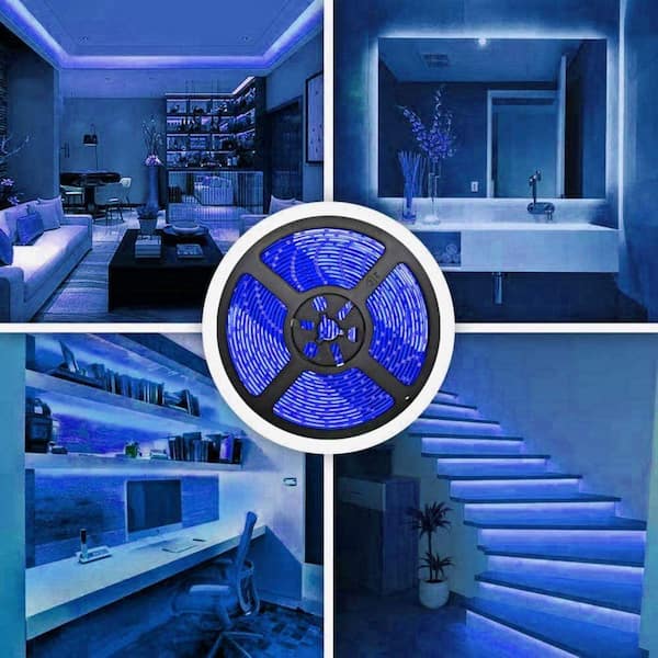 BLUEX BULBS Hardwired 32.8 ft. Blue Strip Lights STRIP-BLUE - The