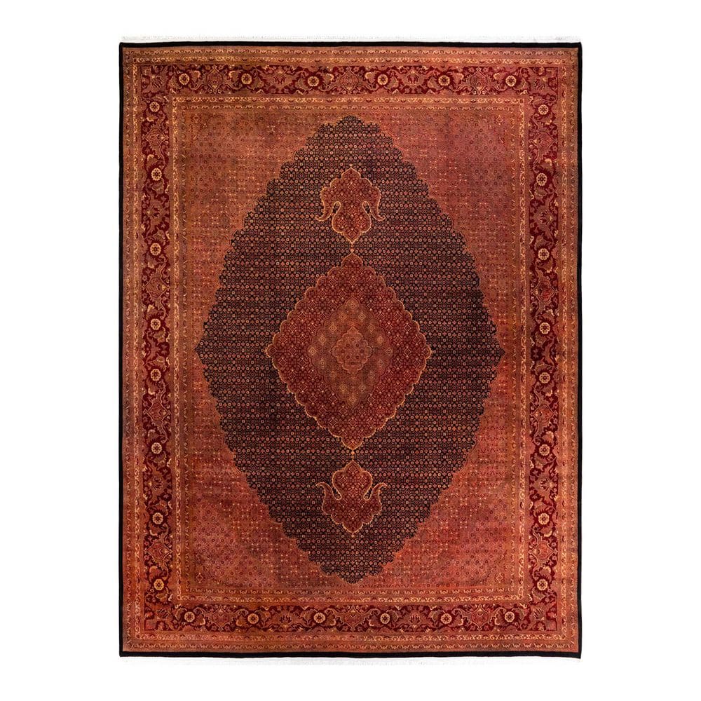 Overdyed Red 9 ft. 2 in. x 12 ft. 3 in. Wool Indoor Area Rug price history on PriceWatchPro