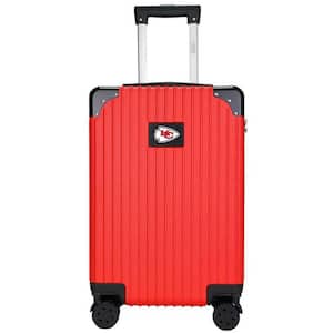 21 in. Red Kansas City Chiefs premium 2-Toned Carry-On Suitcase