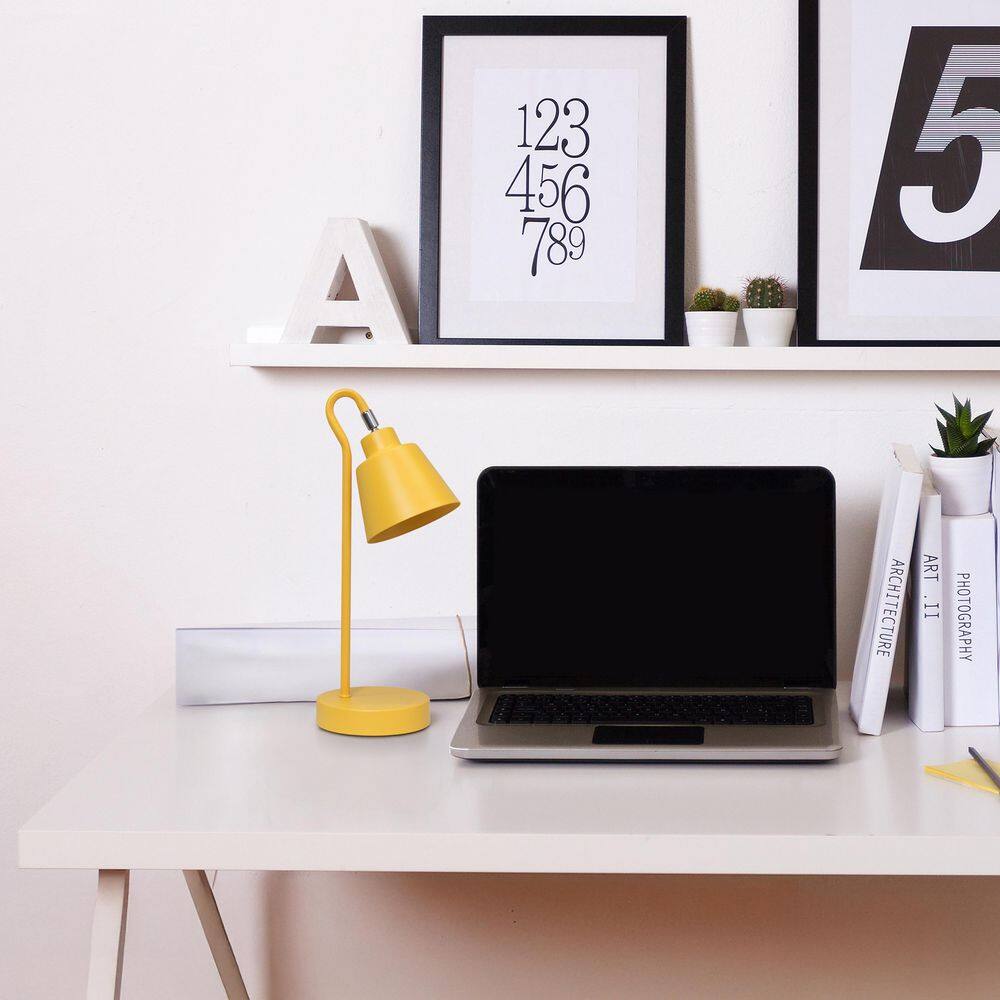 16 Looped Desk Lamp, Yellow Finish with Adjustable Shade for Dorm or Office price history on PriceWatchPro