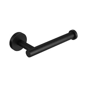 Bathroom Wall Mount Toilet Paper Holder 18/8 Stainless Steel Matte Black