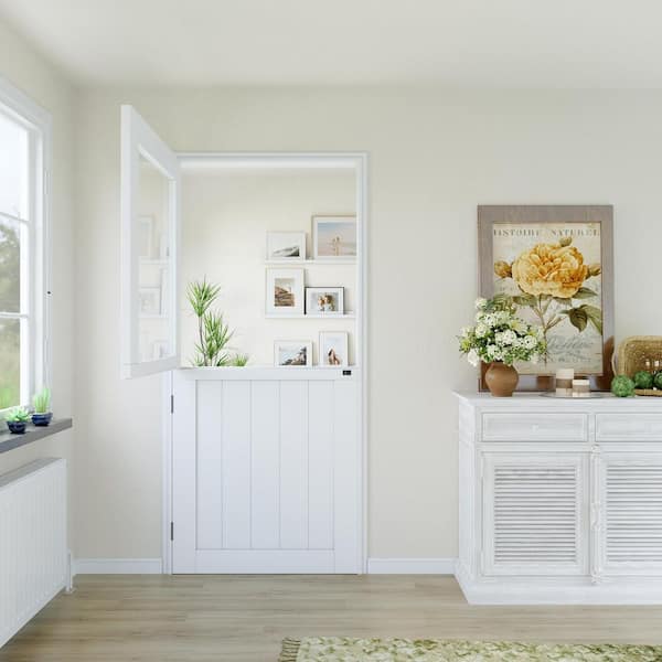 ARK DESIGN 36 in. x 80 in. Universal 1-Lite Clear Glass Primed