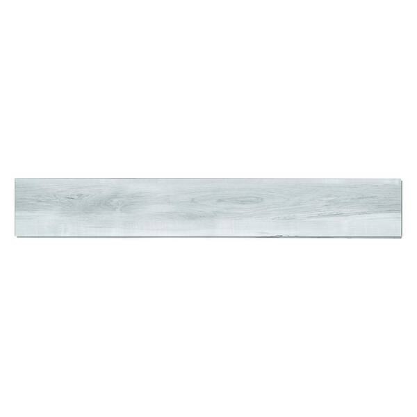 MSI AMZ-LVT-0174P 7 inch x 48 inch Luxury, Rigid Core Planks, Tile, Click  Lock Floating Floor, Waterproof LVT Vinyl, 11.81 W x 23.62 LX 5mm T, White
