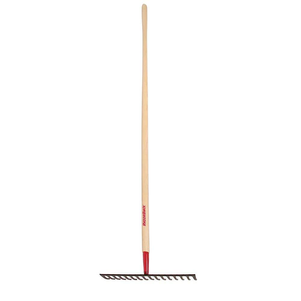 Razor-Back 16-Tine Level Head Rake 63111 - The Home Depot