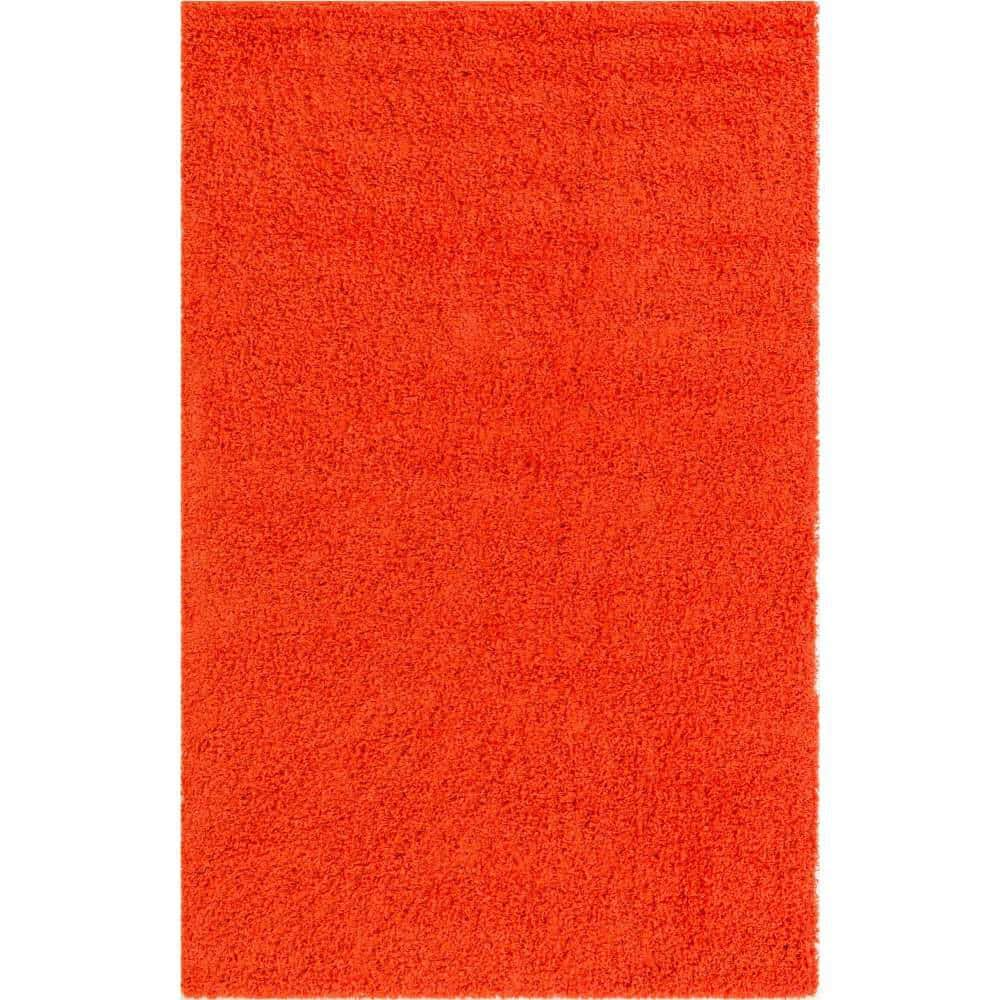 1pc Yellow Orange Shaped Rug 50x80cm (19.7x31.5inch), Soft