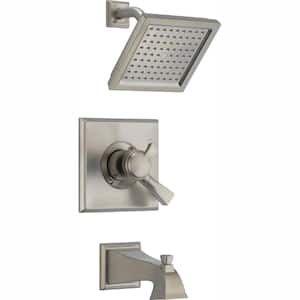Dryden 1-Handle Tub and Shower Faucet Trim Kit in Stainless (Valve Not Included)