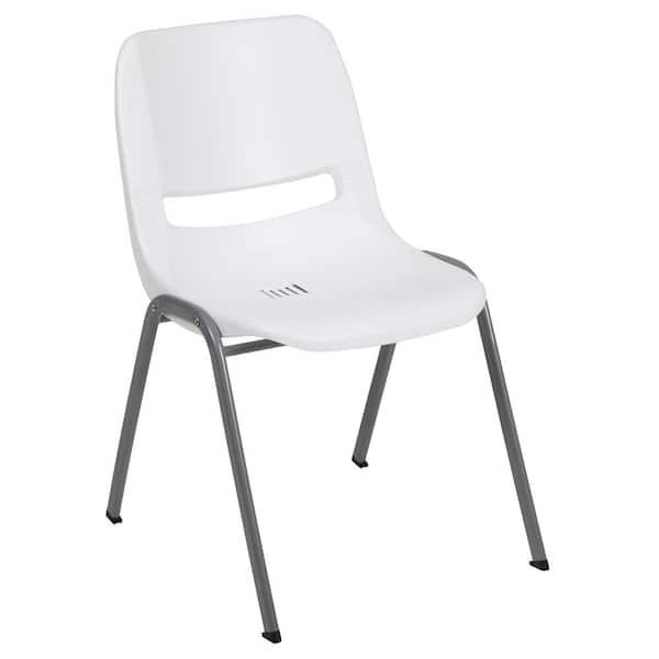 Carnegy Avenue White Plastic Side Chair