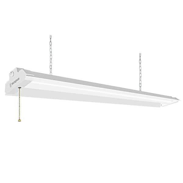 4 ft 250-Watt Equivalent 6000 Lumen LED White Shop Light (1-Pack)