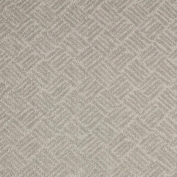 Lifeproof with Petproof Technology Embers Aloft Clam Island Gray 39 oz. Triexta Pattern Carpet - Installation Required