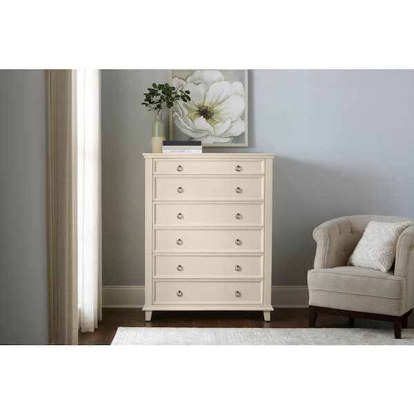 Home Decorators Collection Grantley Ivory 6-Drawer Chest of