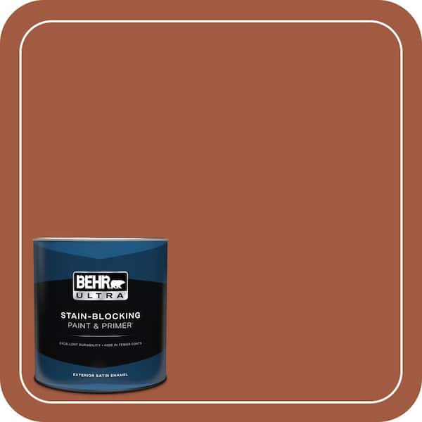 BEHR ULTRA 1 qt. #HDC-AC-01 Nouveau Copper Satin Enamel Exterior Paint & Primer
