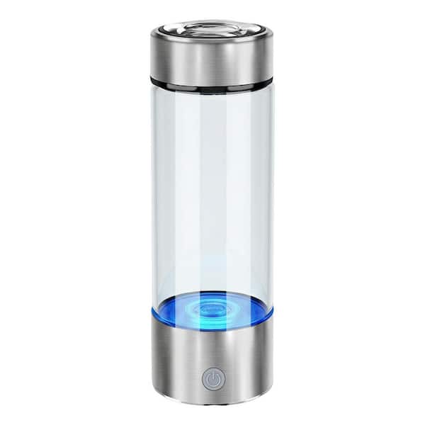 Hydrogen Water Bottle Generator SPE PEM Tech 450ml Portable Glass for Hydrogen-Rich Water Daily Office Gift