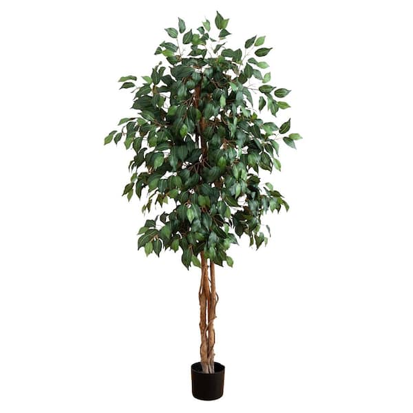 5 ft. Artificial High Indoor Ficus Tree