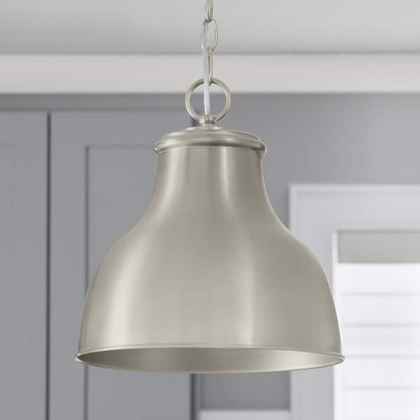 2-1/4 in. Large Brushed Gold Metal Cone Pendant Light Shade 861285