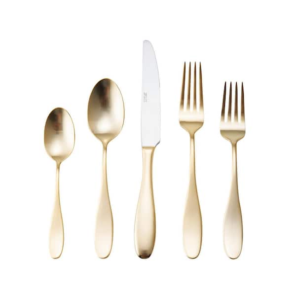Towle Living Ashwell Gold 20-pc Flatware Set, Service for 4, Stainless Steel