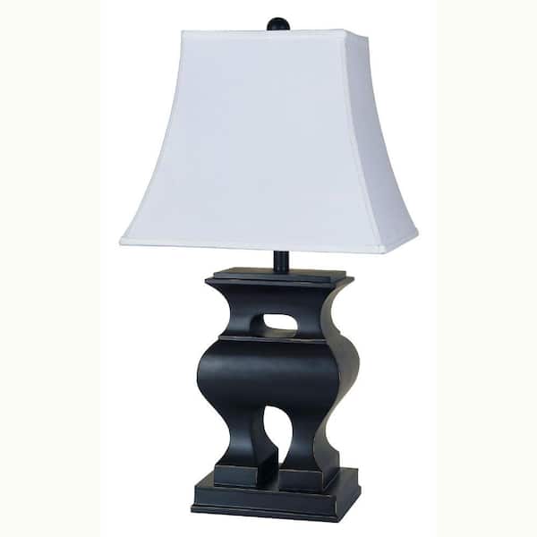 ORE International 30 in. Transitional Dark Bronze Table Lamp