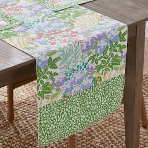 Floral Blossom Tabletop Floral Cotton Table Runner