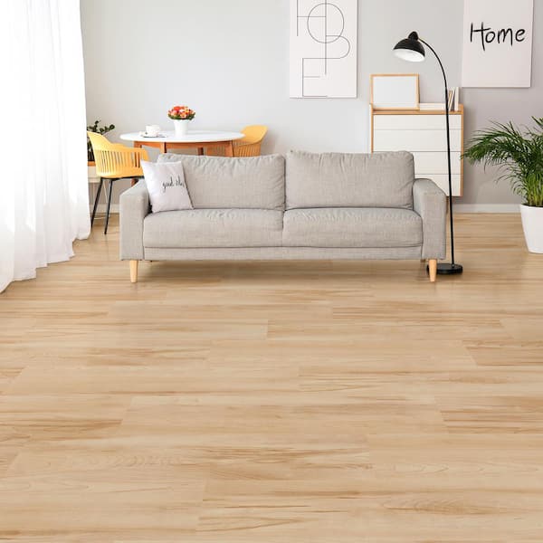 Waukee Mill Maple 22 MIL x 8.7 in. W x 59 in. L Click Lock Waterproof Luxury vinyl Plank Flooring (25 sq. ft./Case)