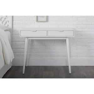 Amerlin White Wood Desk (39.37 in W. X 31.50 in H.)