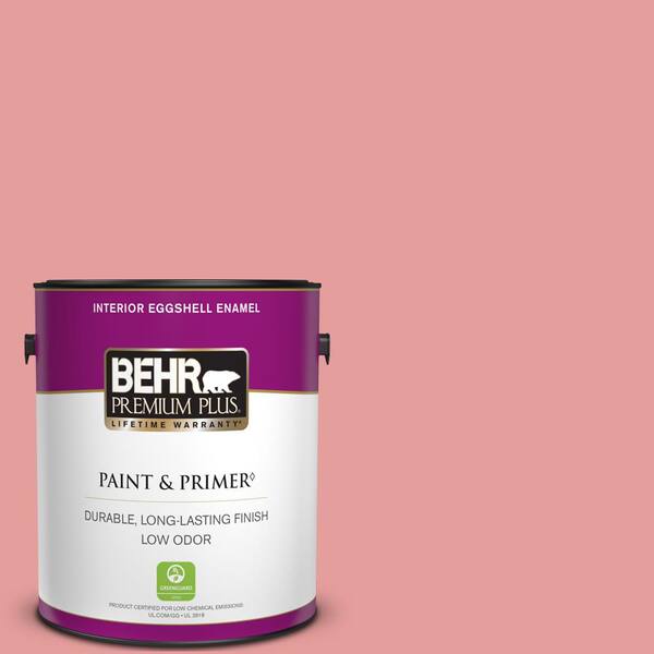 BEHR PREMIUM PLUS 1 gal. #150D-4 Pale Berry Eggshell Enamel Low Odor Interior Paint & Primer