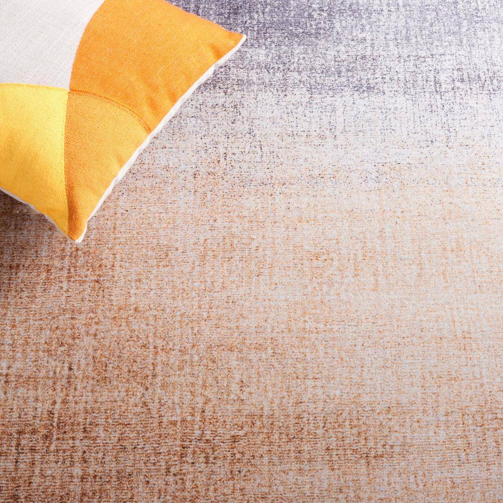 Tacoma TAC816 Power Loomed Machine Washable Accent Rug - Grey/Rust - 3'x5' - Safavieh.